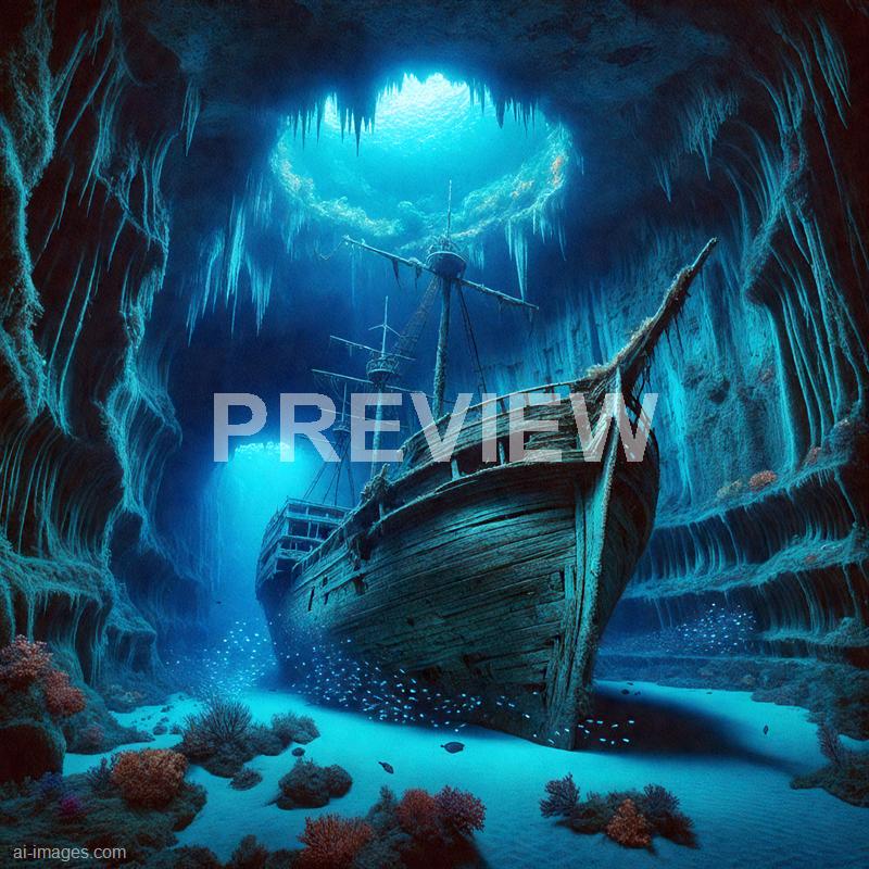 14876 - the-lost-shipwreck-in-an-underwater-cave-a-massive-an_250705172144_00001